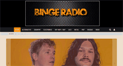 Desktop Screenshot of bingeradio.com