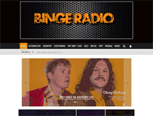 Tablet Screenshot of bingeradio.com